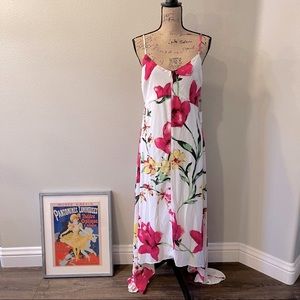 Laundry By Shelli Segal Asymmetrical Floral Dress